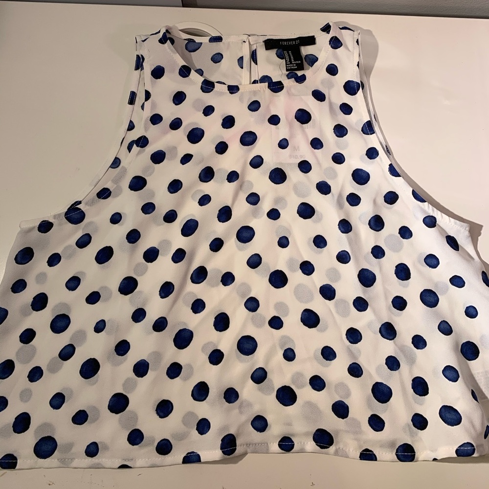 polka dot tank top